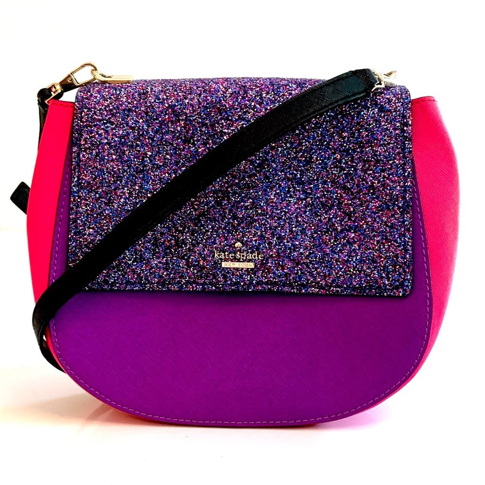 Kate Spade Cameron Byrdie Glitter Crossbody NWOT